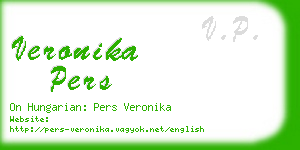 veronika pers business card